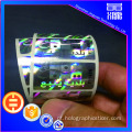 Etiquetas de exibição 3d holográficas